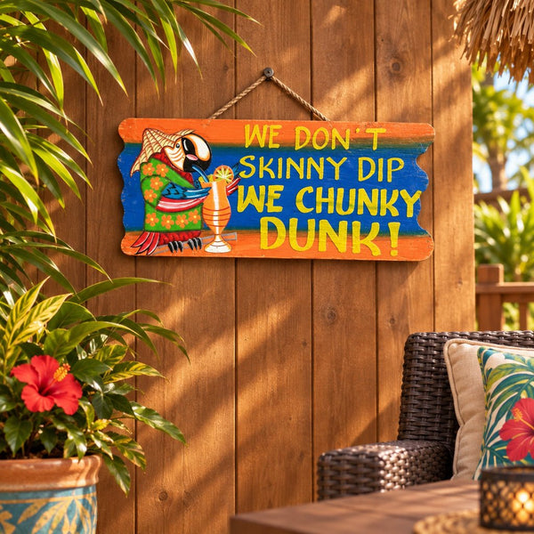 We Dont Skinny Dip Sign Wall Art, Affirmations & Hangings at World Of Decor NZ