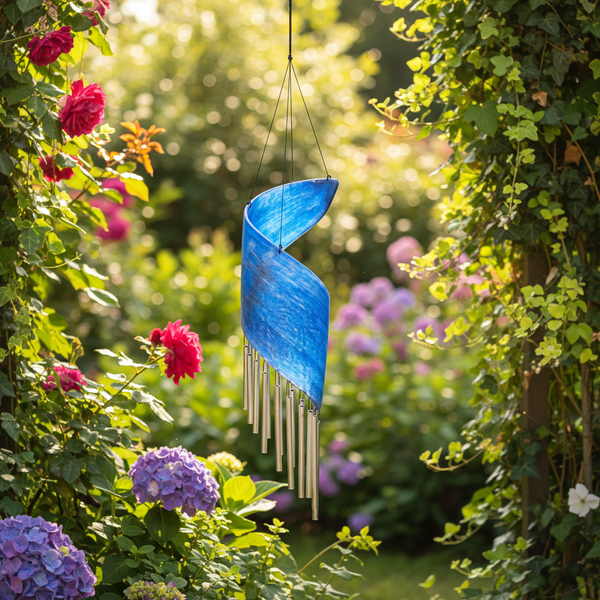 Windspinner Chime-Bluewash Windchimes & Outdoors at World Of Decor NZ