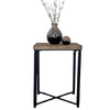 Wood Top Side Table SIDE TABLE at World Of Decor NZ