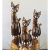 Wooden Cat with Mosaic 40cm SCULPTURE/ORNAMENT & ANIMAL at World Of Decor NZ