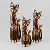 Wooden Cat with Mosaic 60cm SCULPTURE/ORNAMENT & ANIMAL at World Of Decor NZ