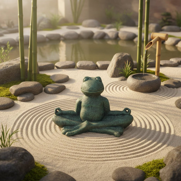 Yoga Frog Garden Feature GARDEN & OUTDOOR at World Of Decor NZ