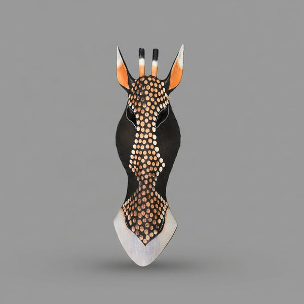 Zebra Face Wall Hanging 50cm Brown & Black WALLHANGING at World Of Decor NZ