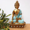 Buddha Holding Bowl-Turquoise at World Of Decor NZ