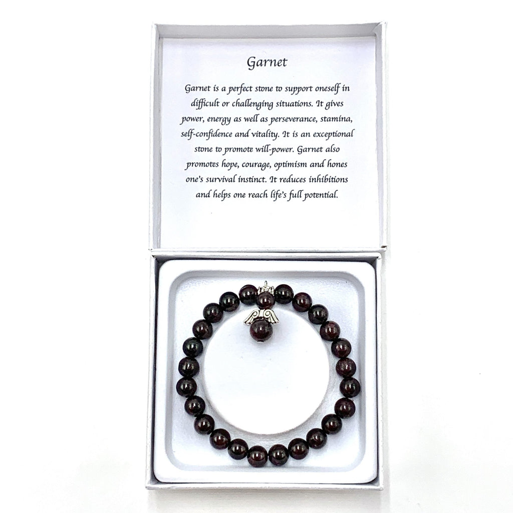 Garnet Bracelet CRYSTAL at World Of Decor NZ