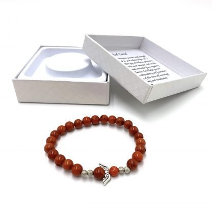 Red Coral Bracelet CRYSTAL at World Of Decor NZ