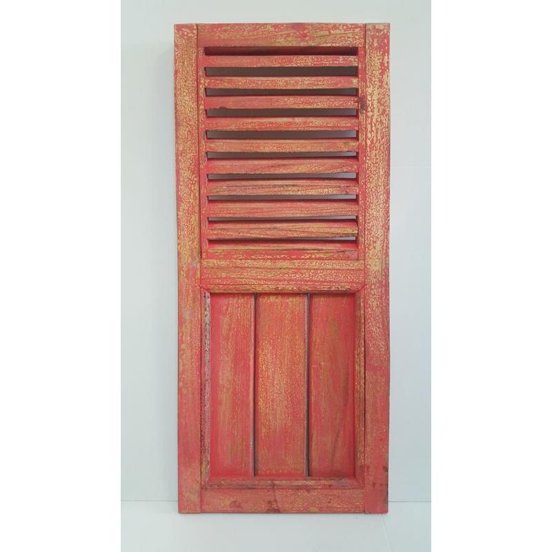 Window Shutter Combo - Red WALL DECOR at World Of Decor NZ