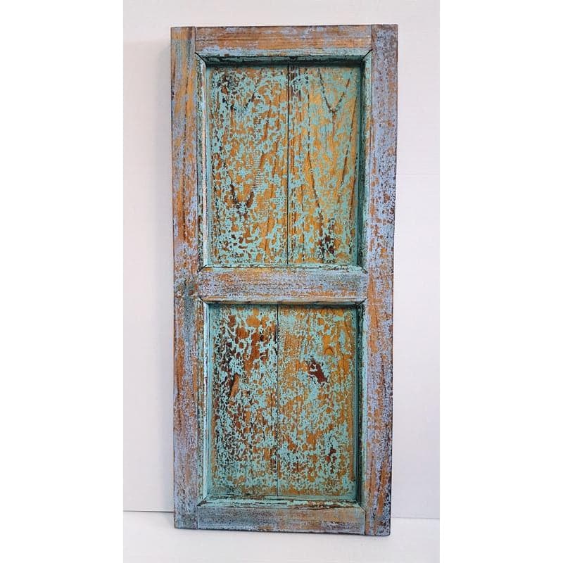 Window Shutter Full - Blue/Turquoise WALL DECOR at World Of Decor NZ
