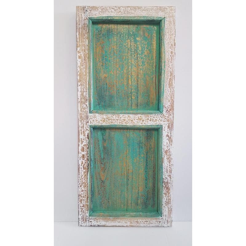 Window Shutter Full - Blue/Turquoise WALL DECOR at World Of Decor NZ