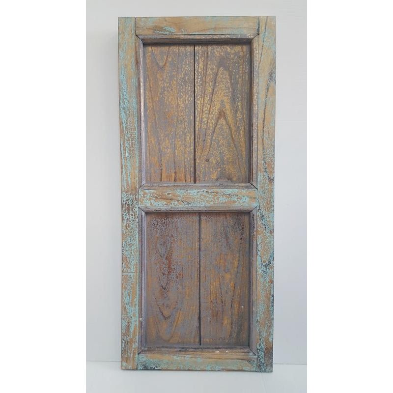 Window Shutter Full - Blue/Turquoise WALL DECOR at World Of Decor NZ