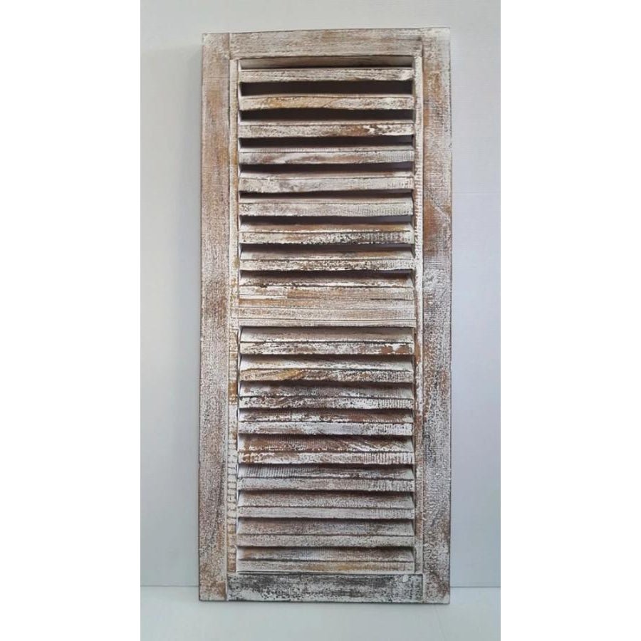 Window Shutter Slab - Power Blue WALL DECOR at World Of Decor NZ