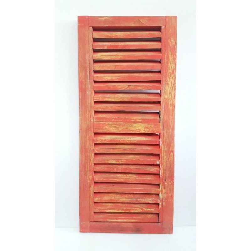 Window Shutter Slab - Power Blue WALL DECOR at World Of Decor NZ