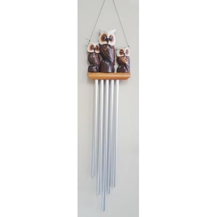 Owl Family Aluminium Wind Chimes WIND CHIMES at World Of Decor NZ