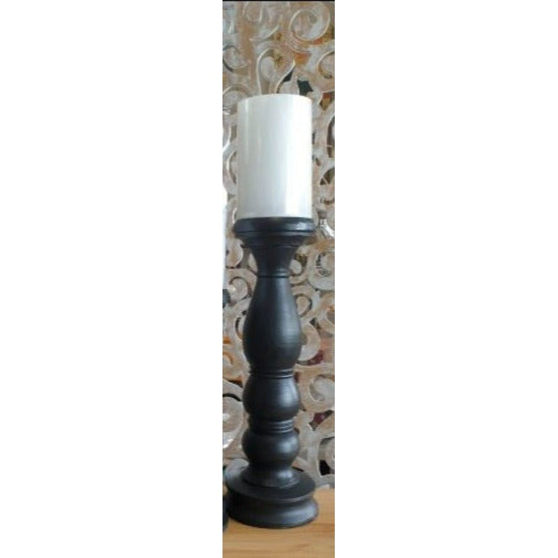 Ball Candle Holder Black - Medium Candle,Tealight & Incense Holders at World Of Decor NZ