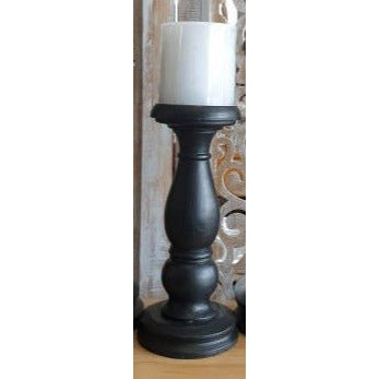 Ball Candle Holder Black-Small at World Of Decor NZ