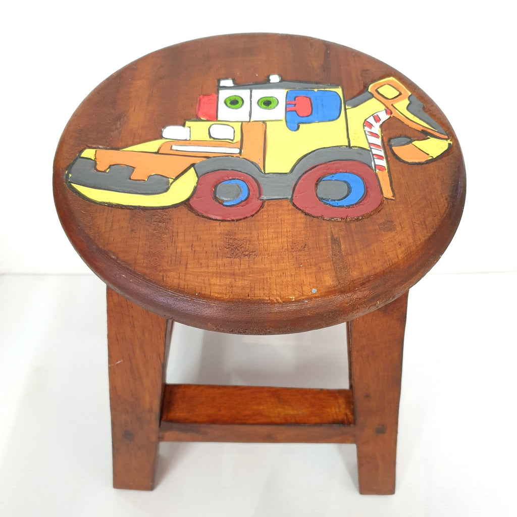 Kids Wooden Stool Digger Furniture at World Of Decor NZ
