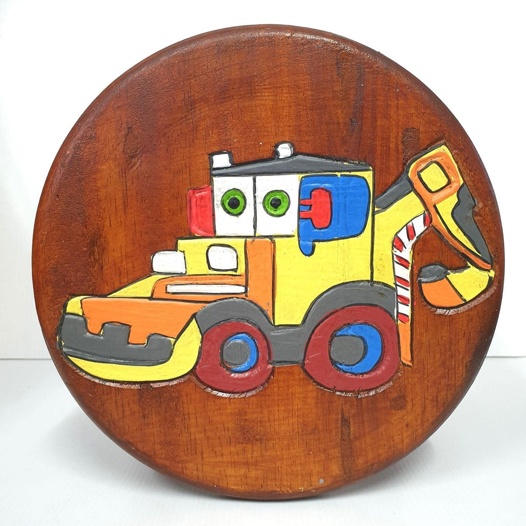 Kids Wooden Stool Digger Furniture at World Of Decor NZ