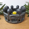 Circle of 8 Friends Candle Holder-SilverWash at World Of Decor NZ