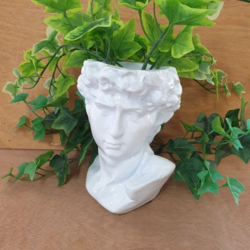 Apollo Head Bust Planter Greek Mythology at World Of Decor NZ