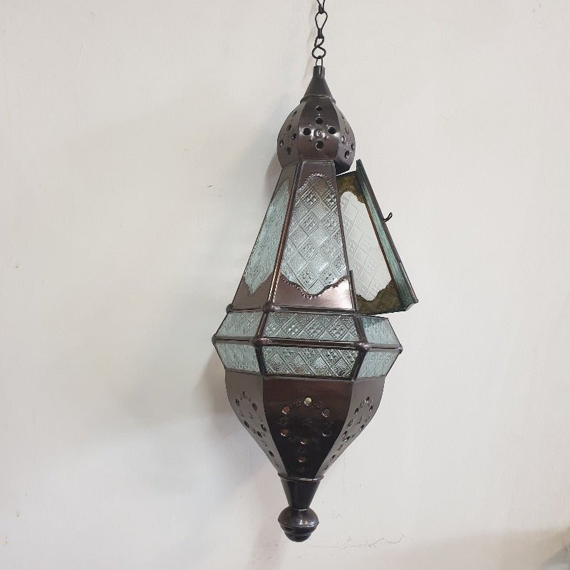 Moroccan Lamp Flower Bell Drop Ant Froster MORROCCAN LAMP at World Of Decor NZ