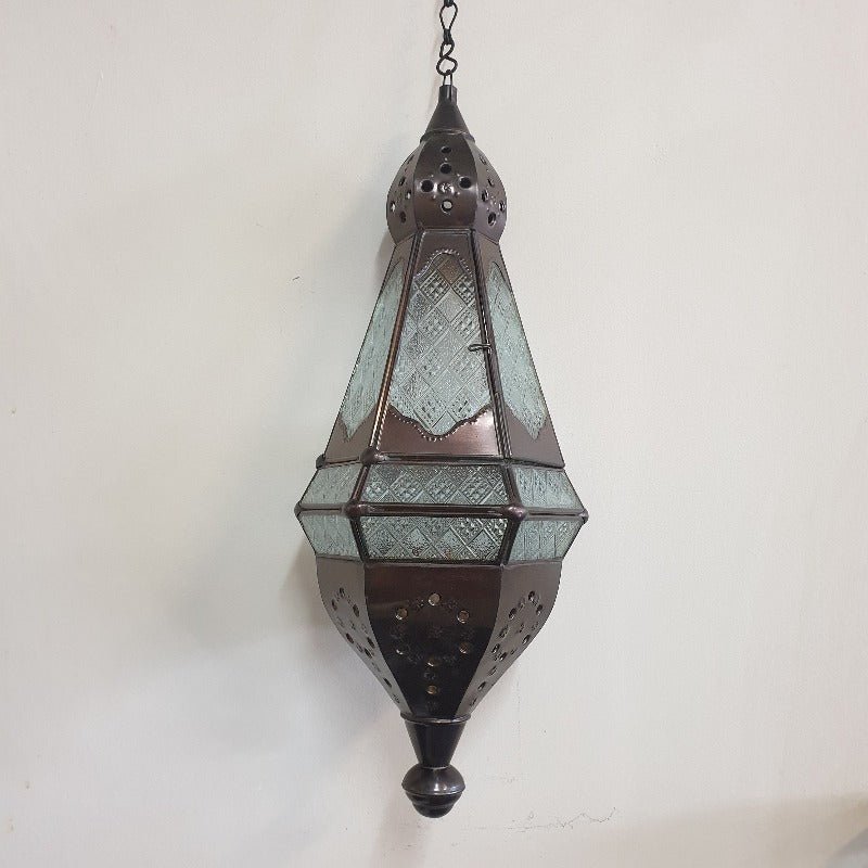Moroccan Lamp Flower Bell Drop Ant Froster MORROCCAN LAMP at World Of Decor NZ