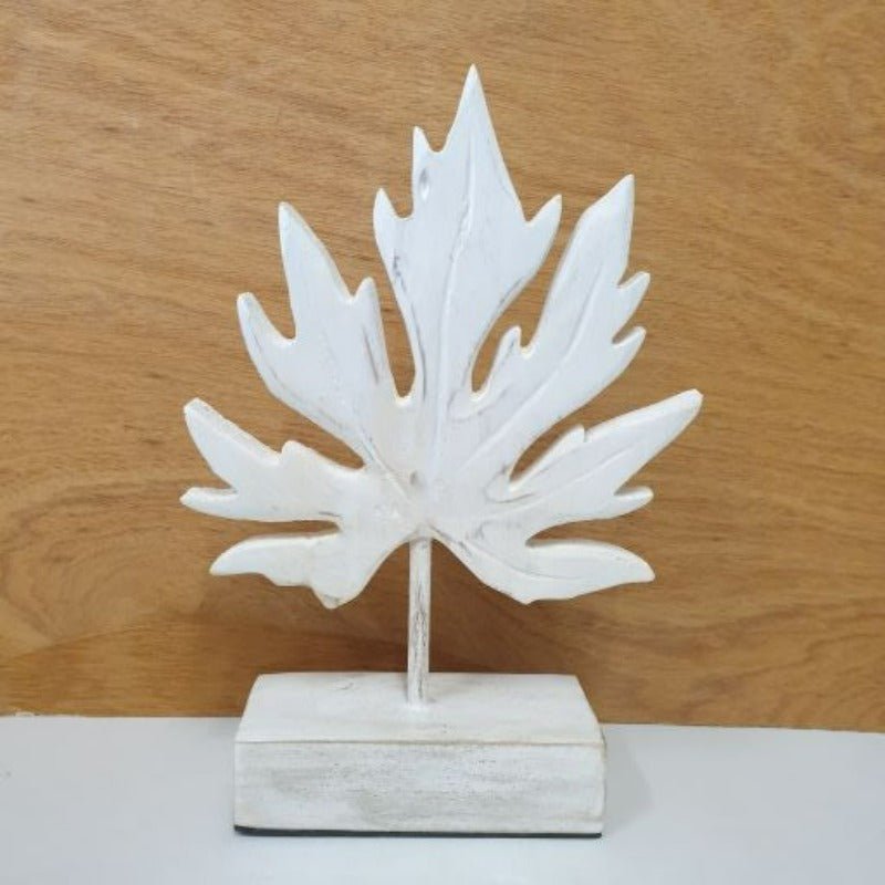 Leaf Bracelet Jewellery Holder - Whitewash Home Accessories at World Of Decor NZ