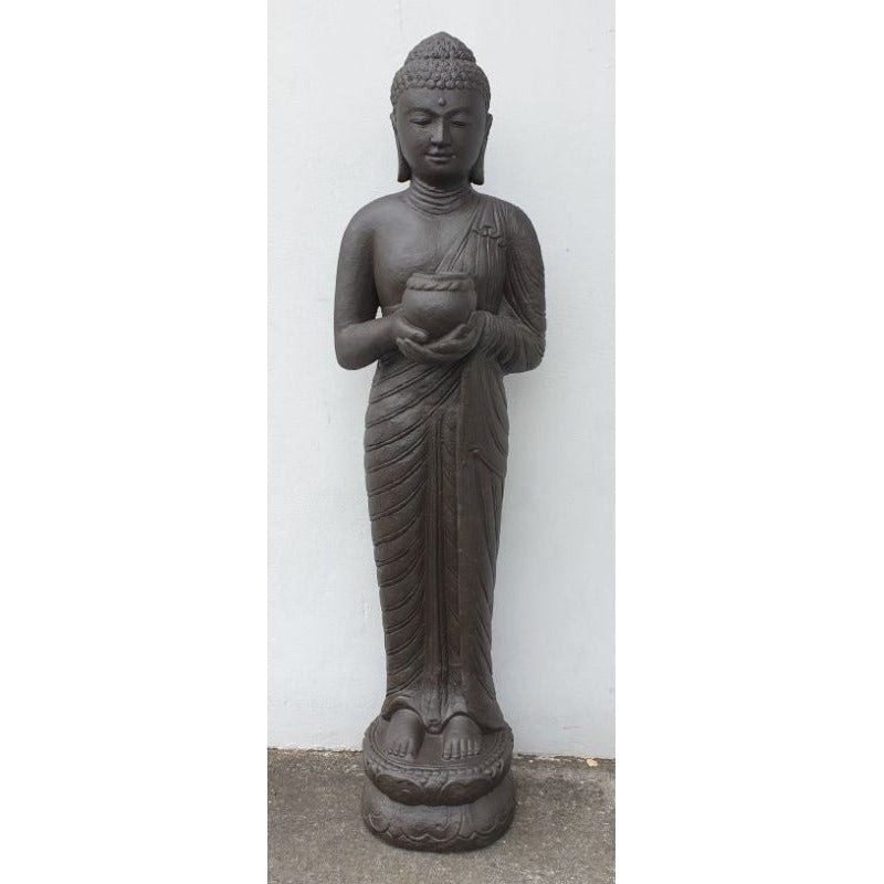 Buddha Standing Holding Bowl 1.5m BUDDHA at World Of Decor NZ