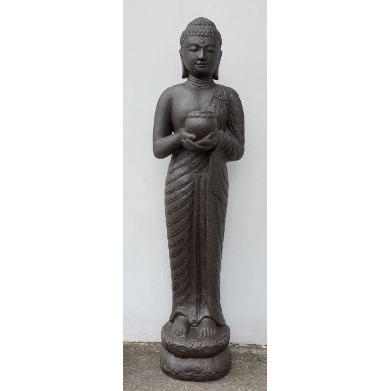 Buddha Standing Holding Bowl 1.5m BUDDHA at World Of Decor NZ