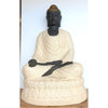 Meditating Lord Buddha Palm Up On Lotus Flower Statue 1mH at World Of Decor NZ