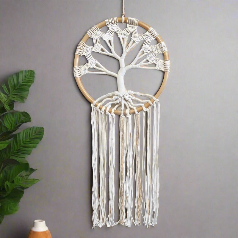 Sky and Crystal Dream Catcher