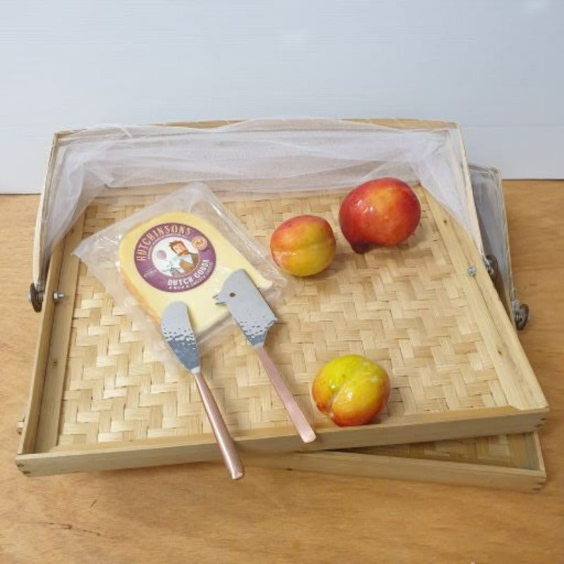 Food Cover Rectangular S/2 Natural Home Accessories at World Of Decor NZ