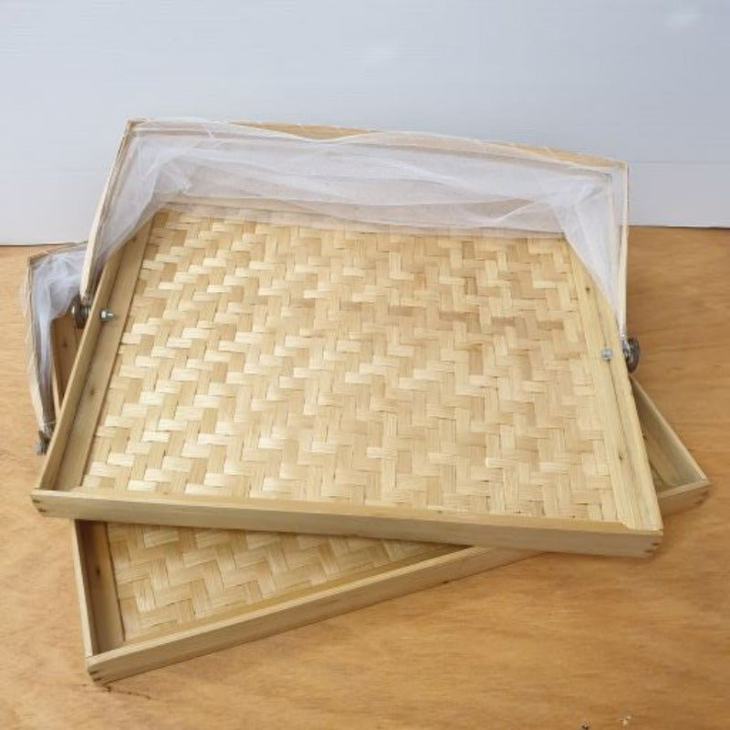 Food Cover Rectangular S/2 Natural Home Accessories at World Of Decor NZ