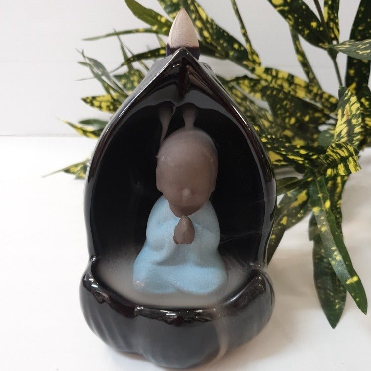 Backflow Incense Holder - Greeting Monk INCENSE at World Of Decor NZ