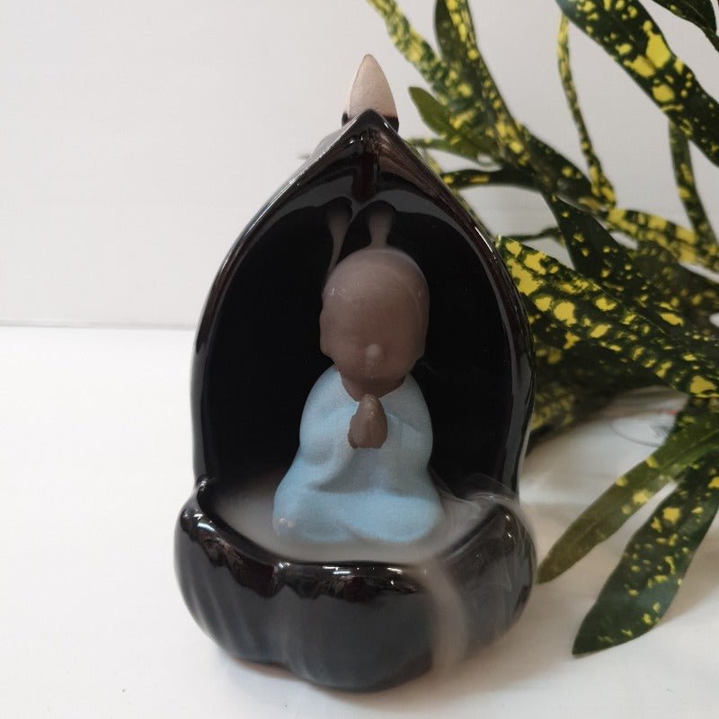 Backflow Incense Holder - Greeting Monk INCENSE at World Of Decor NZ
