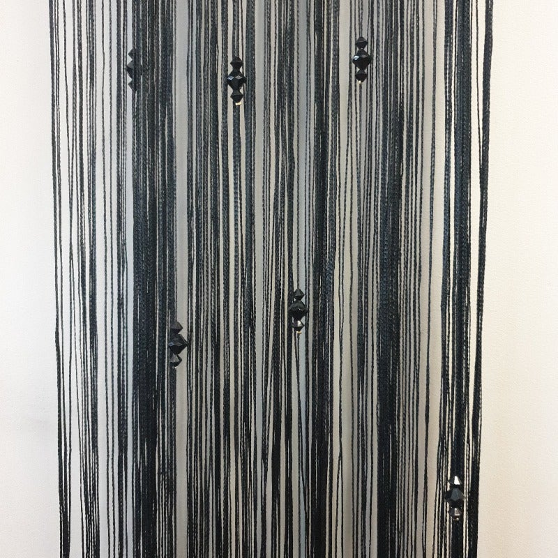 Fly String Curtain 3 Beaded - Silver Grey Home Accessories at World Of Decor NZ