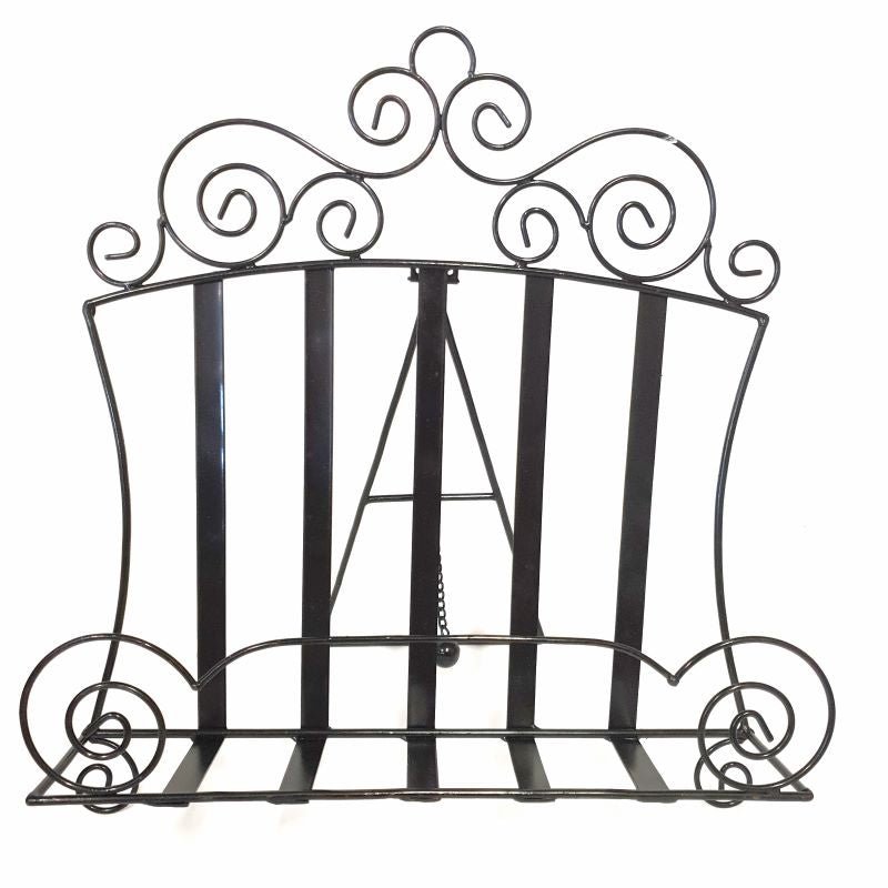 Recipe Book Holder - Black METAL/CAST IRON at World Of Decor NZ