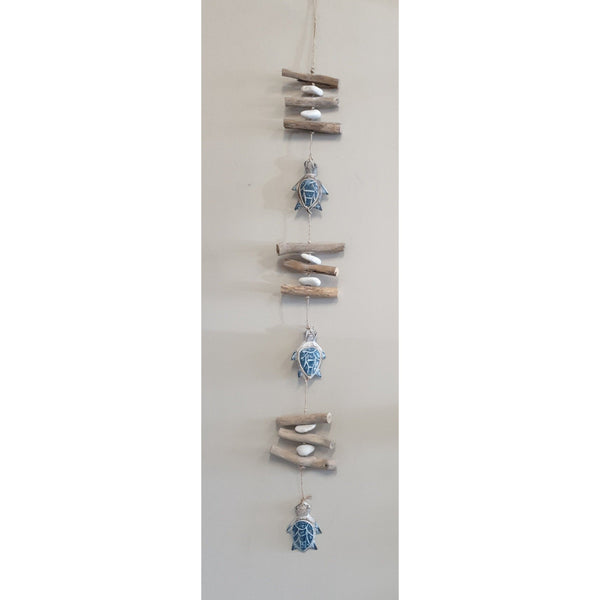 Hanging Mobile Driftwood 100cm-Turtles at World Of Decor NZ