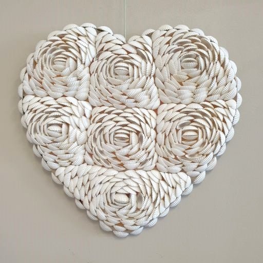 Heart Shell Wall Decor Wall Art, Affirmations & Hangings at World Of Decor NZ