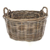 Oval Cane Deep Baskets-Small at World Of Decor NZ