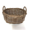 Oval Cane Deep Baskets-Small at World Of Decor NZ