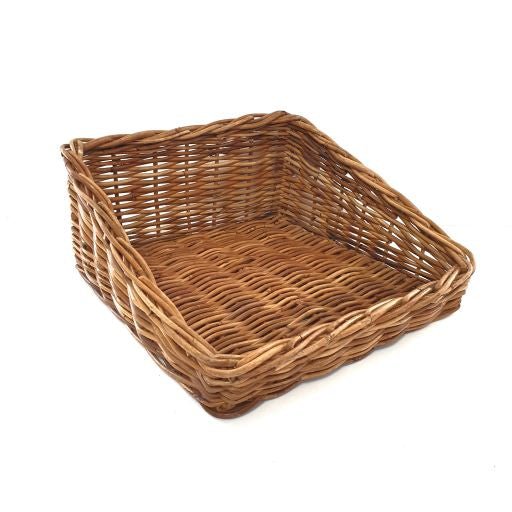 Display Sloped Square Tray Cane & Rattan at World Of Decor NZ