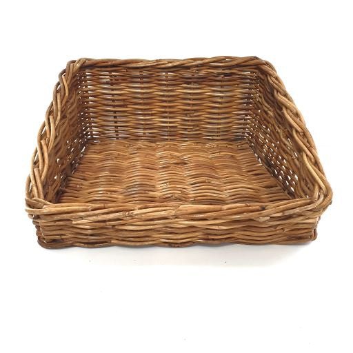 Display Sloped Square Tray Cane & Rattan at World Of Decor NZ