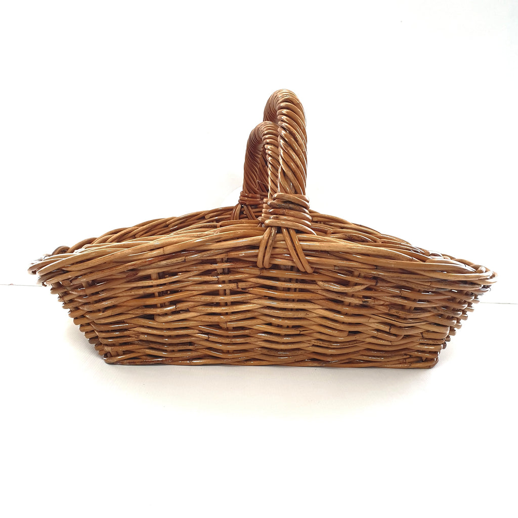 Oval Sloped Cane Shopper Baskets Set 2 Cane & Rattan at World Of Decor NZ