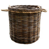 Kubu Round Cane Log Basket - Large BASKET at World Of Decor NZ
