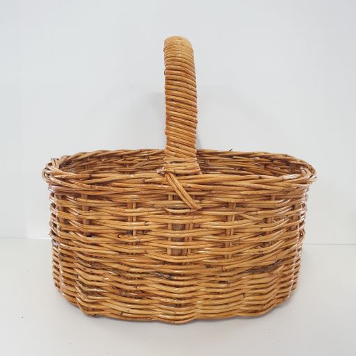 Rect Round Cane Shopper - Large Cane & Rattan at World Of Decor NZ