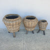 Rattan Planter Stand Large at World Of Decor NZ