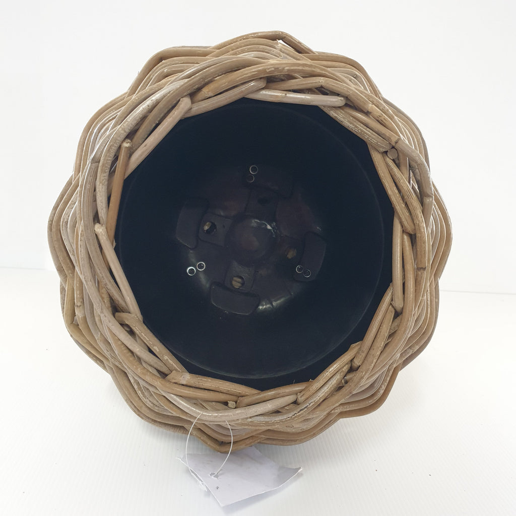 Rattan Planter Stand Medium Cane & Rattan at World Of Decor NZ