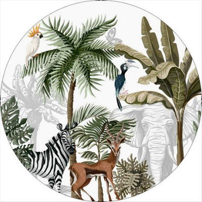 Jungle Glass Coaster Set of 6 at World Of Decor NZ