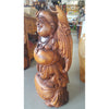 Carved Happy Standing Buddha 1 meter at World Of Decor NZ