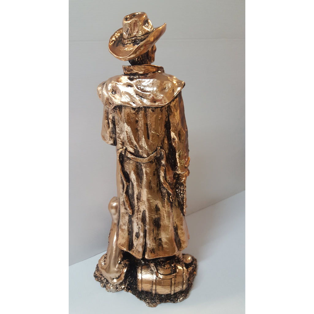 Stockman With Dog 50cm SCULPTURE/ORNAMENT & ANIMAL at World Of Decor NZ